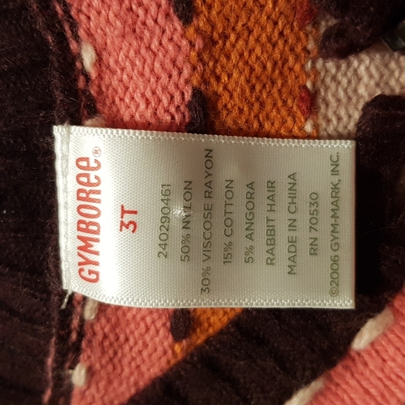 Gymboree girls size 3T Harvest Leaves line brown sweater - Picture 2 of 4